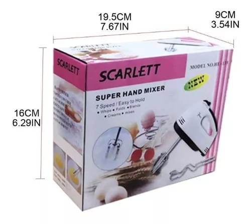 Miniatura 4 de Batidora de mano 7 velocidades electrica